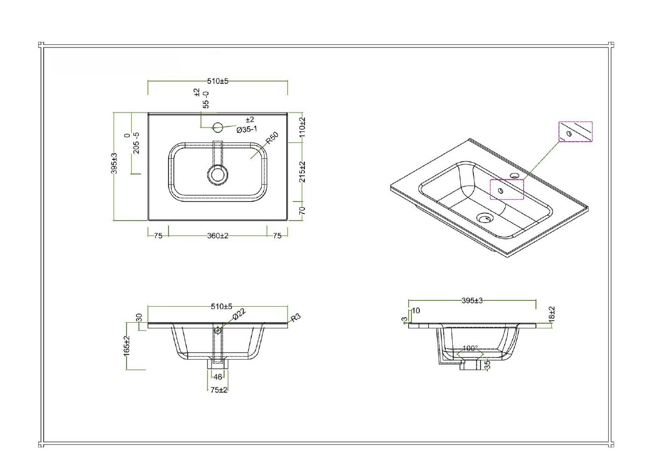 Комплект мебели BelBagno Kraft 39 50 серый - 12