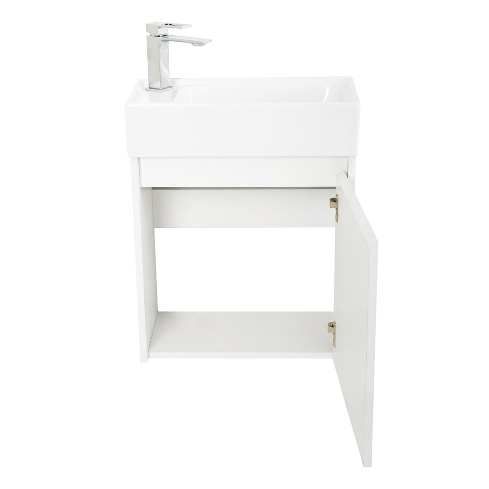 Тумба под раковину Belbagno Kraft Mini 50 R белый матовый KRAFT MINI-500/260-1A-SO-BO-R - 5