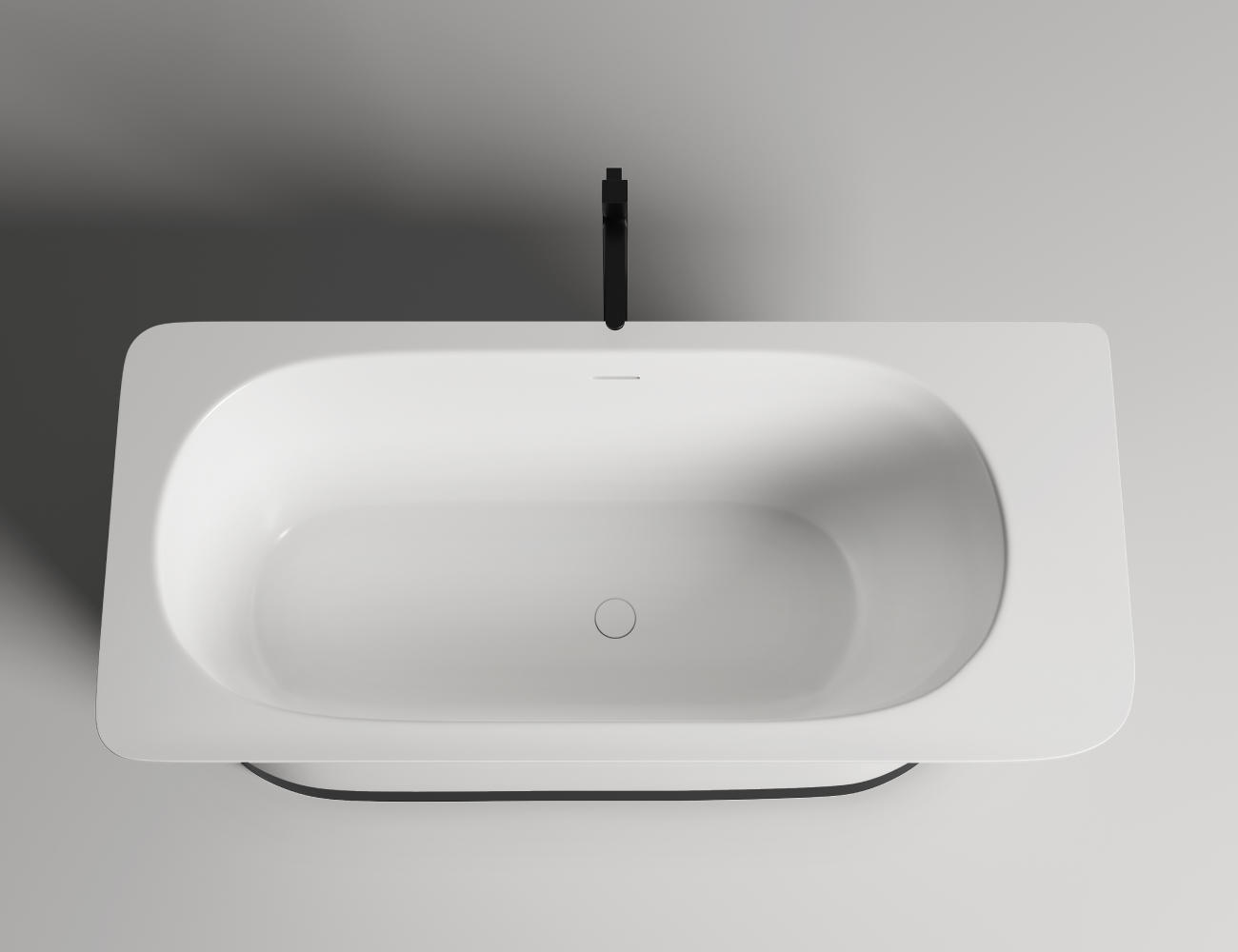 Ванна из искусственного камня Salini Mona 180x80 102921MRH S-Stone, матовый, RAL снаружи - 5