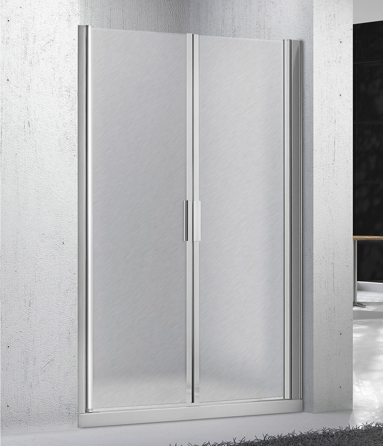 Душевая дверь в нишу BelBagno Sela B 2 110 Ch Cr SELA-B-2-110-Ch-Cr - 1