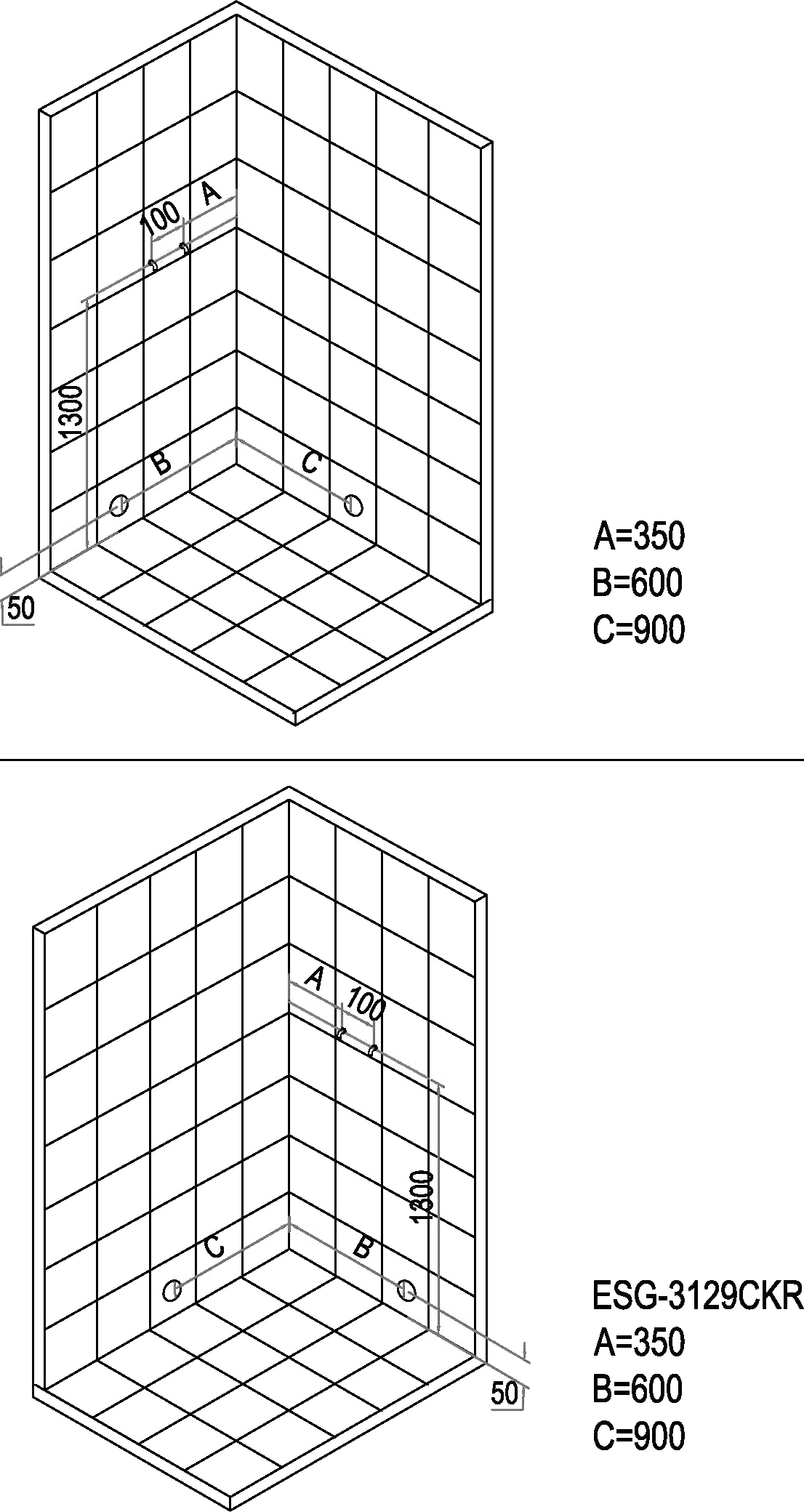 Душевая кабина Esbano Elegancia ESG-3129CKR ESKG3129CKR - 2