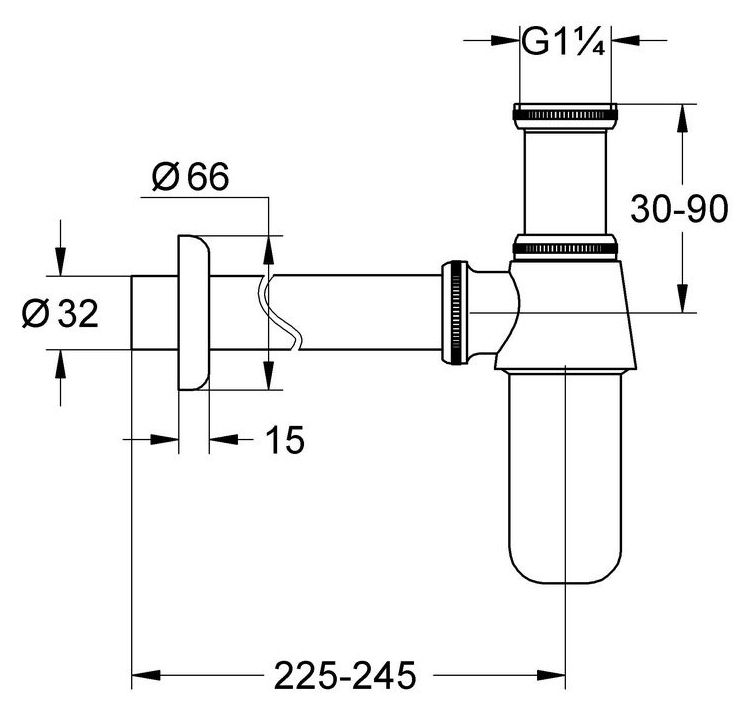 Сифон для раковины Grohe 28920000 - 1