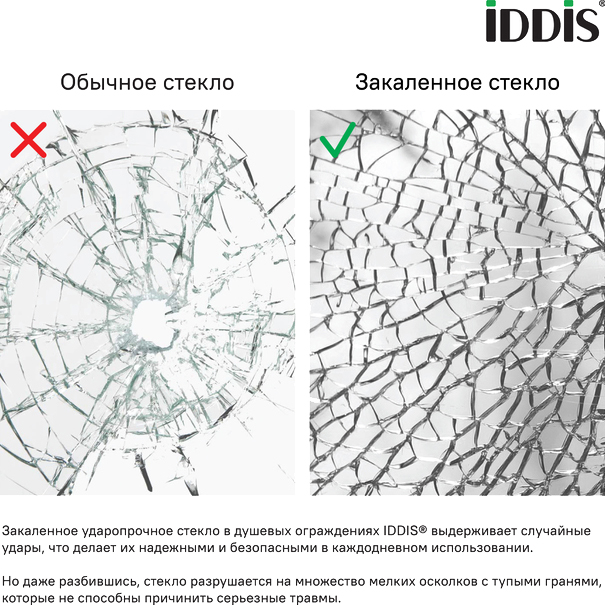 Шторка на ванну Iddis Slide 75х145, профиль матовый черный SLI5BS7i90 - 5