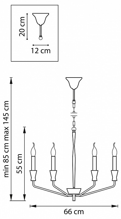 Подвесная люстра Lightstar Ragno 732167 - 1