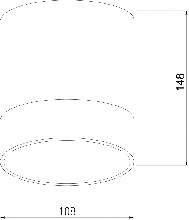 Накладной светильник Elektrostandard Light LED 35140/H серый - 2