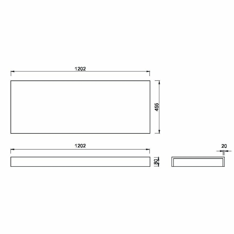 Столешница под раковину Armadi Art Flat 120 белый 869-120 - 3