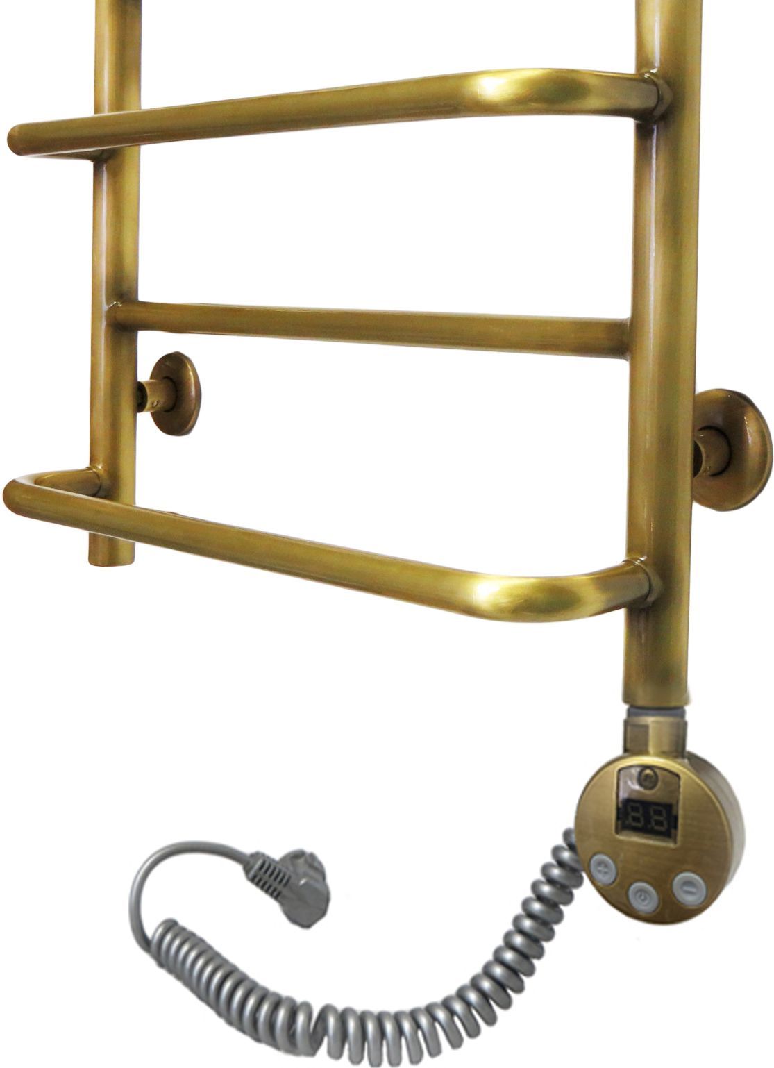 Полотенцесушитель электрический Domoterm Орфей П7 50x70, античная бронза, R Орфей П7 500x700 АБР ER - 2