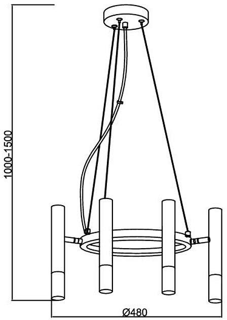 Подвесная люстра ST-Luce Eclip SL1236.203.06 - 5