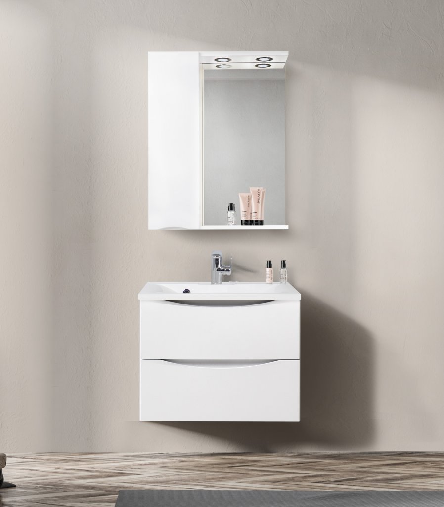 Зеркало-шкаф BelBagno Marino 60 L MARINO-SPC-600/750-1A-BL-P-L - 1