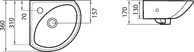 Рукомойник Style Line Sanita Веер ЛС-00000166 - 3