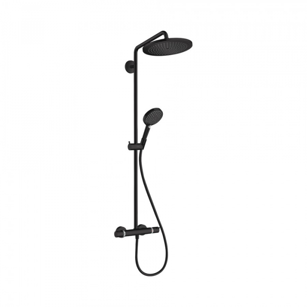 Душевая система Hansgrohe Croma Select S 280 1 режим струи 26890670, черный матовый - 0