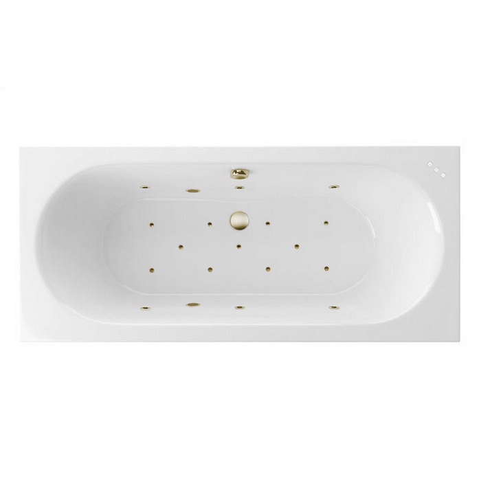 Ванна акриловая Excellent Oceana Slim Relax 180х80 с гидромассажем белый - бронза WAEX.OCE18S.RELAX.BR - 0