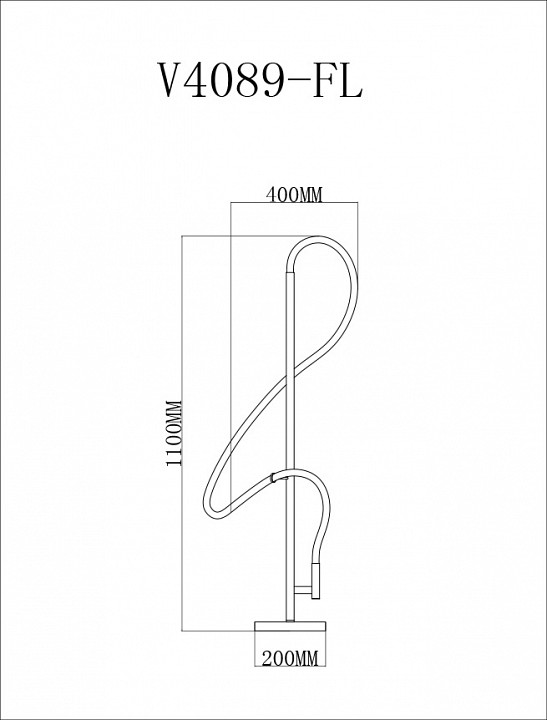 Торшер Moderli TRUE V4089-FL - 1