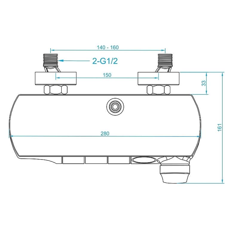 Душевой комплект RGW Shower Panels SP-33G золото 51140133-06 - 5