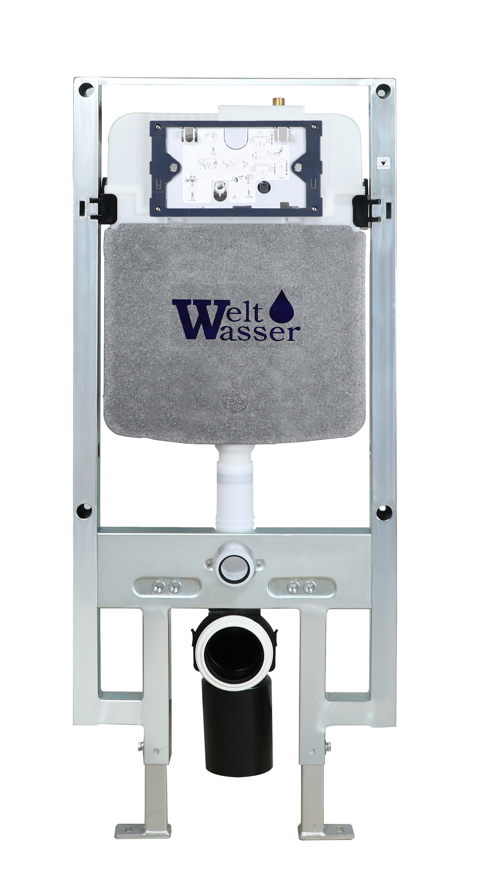 Комплект Weltwasser AMBERG 497 ST + MERZBACH 004 MT-GN + AMBERG RD-CR  10000006728 - 8
