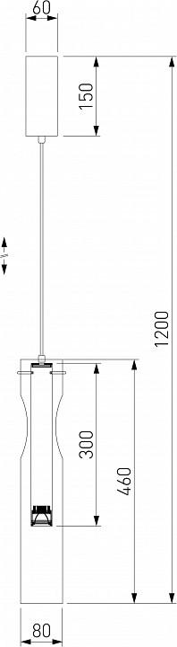 Подвесной светильник Eurosvet Swan 50253/1 LED латунь - 3