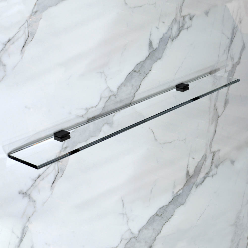 Полка STWORKI Glass Shelf 60 полкодержатели черные 3GW262TTKK000 - 3