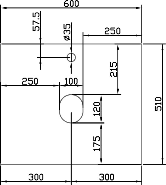 Мебель для ванной DIWO Элиста 60 антрацит с раковиной Moduo 55 Leaf 567571 - 9