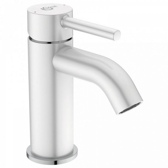Смеситель для раковины Ideal Standard Ceraline белый матовый - хром BC203U5 - 0