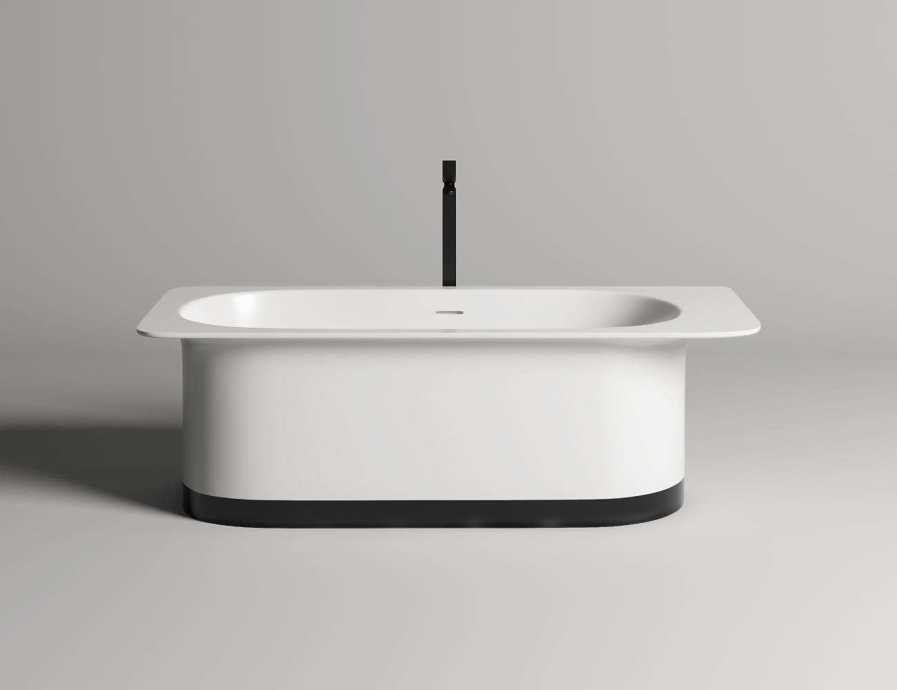 Ванна из искусственного камня Salini Mona 180x80 102921MRH S-Stone, матовый, RAL снаружи - 3