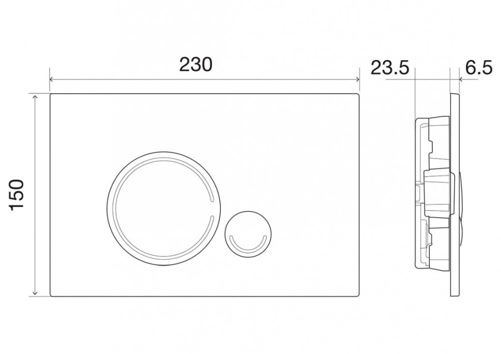 Система инсталляции BelBagno 120 с кнопкой смыва белый BB001-120/BB014-SR-BIANCO - 6