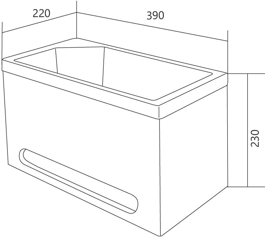 Мебель для ванной DIWO Казань 40 L 564541 - 7