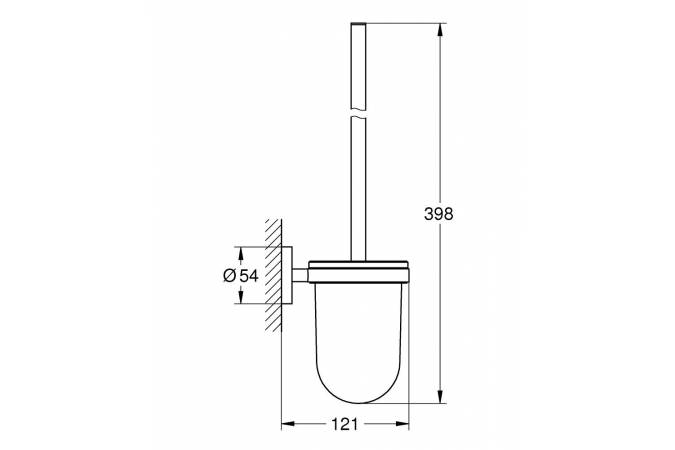 Ёршик для унитаза Grohe Essentials New  40374001 - 1