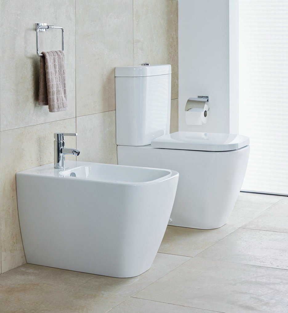 Унитаз напольный Duravit Happy D.2 с крышкой, белый (2134090000) - 1