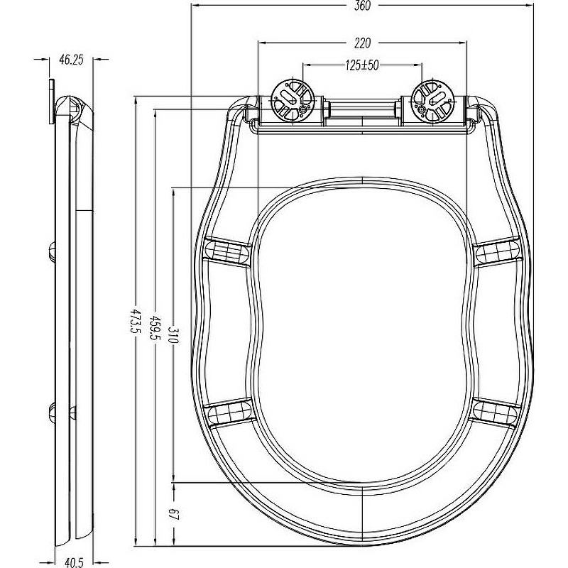 Сиденье для унитаза BelBagno Boheme белый, с системой микролифт  BB115SC - 3