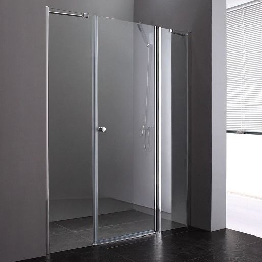 Душевая дверь Cezares Elena 150х195 хром стекло прозрачное ELENA-W-B-13-60+60/30-C-Cr - 0