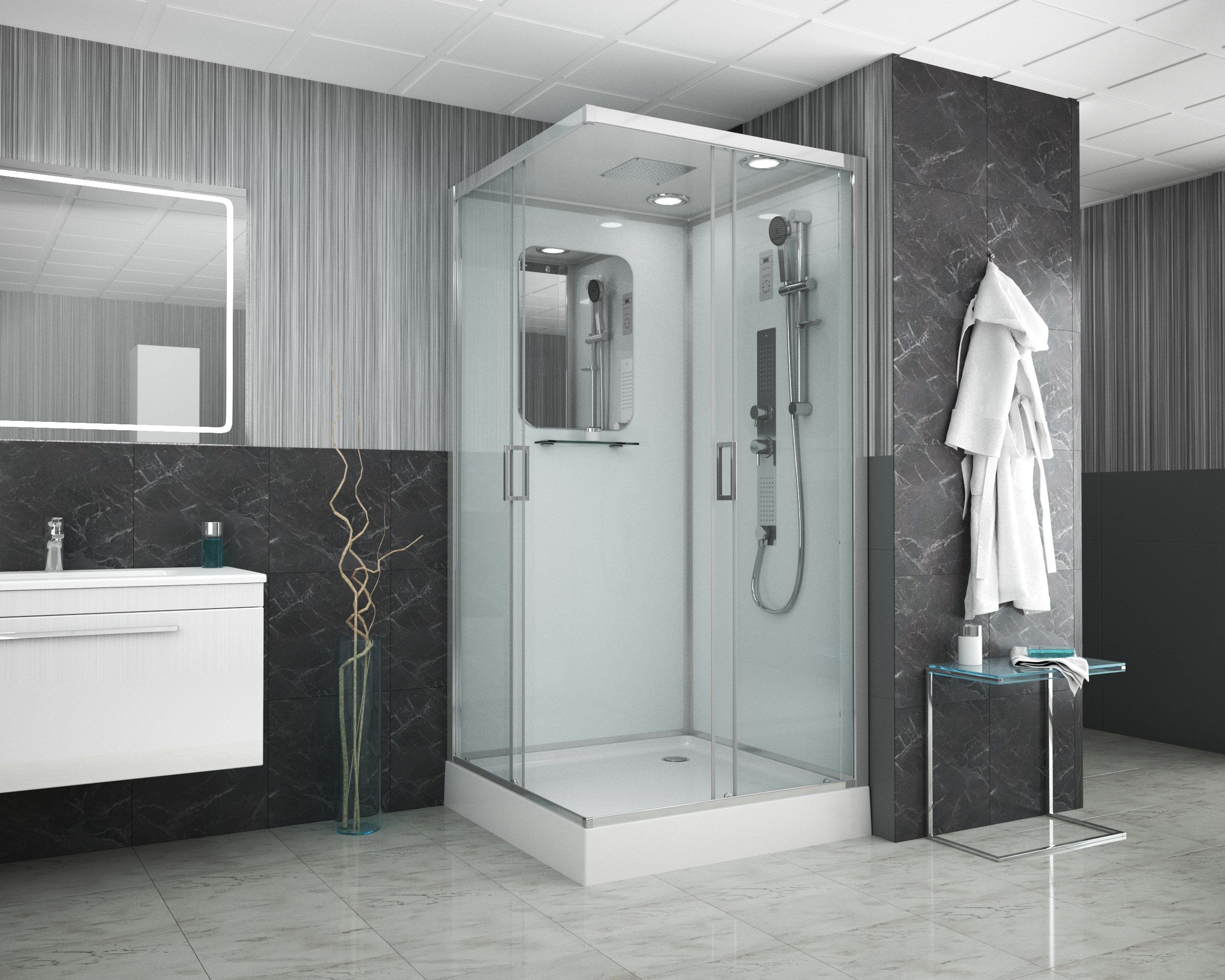 Душевая кабина Niagara Premium NG-6001-01GQ 90х90х210 60010114GQ - 1