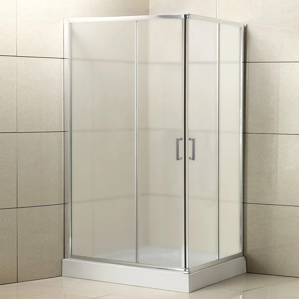 Душевой уголок BelBagno Uno 120х90 стекло текстурное  UNO-195-AH-2-120/90-P-Cr - 0