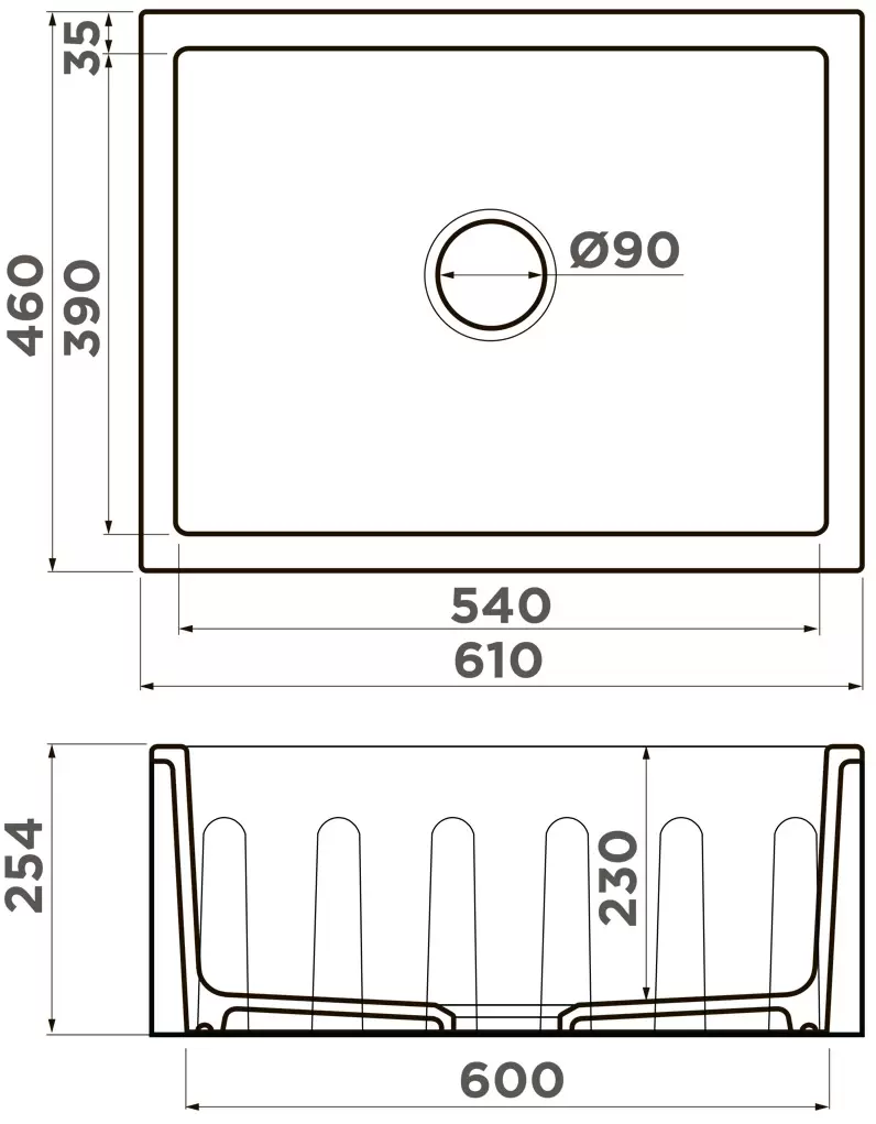 Мойка кухонная Omoikiri Mikura Natceramic/pebble  4997072 - 1