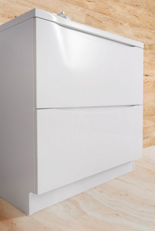 Тумба с раковиной BelBagno Marino 90 bianco lucido, напольная - 3