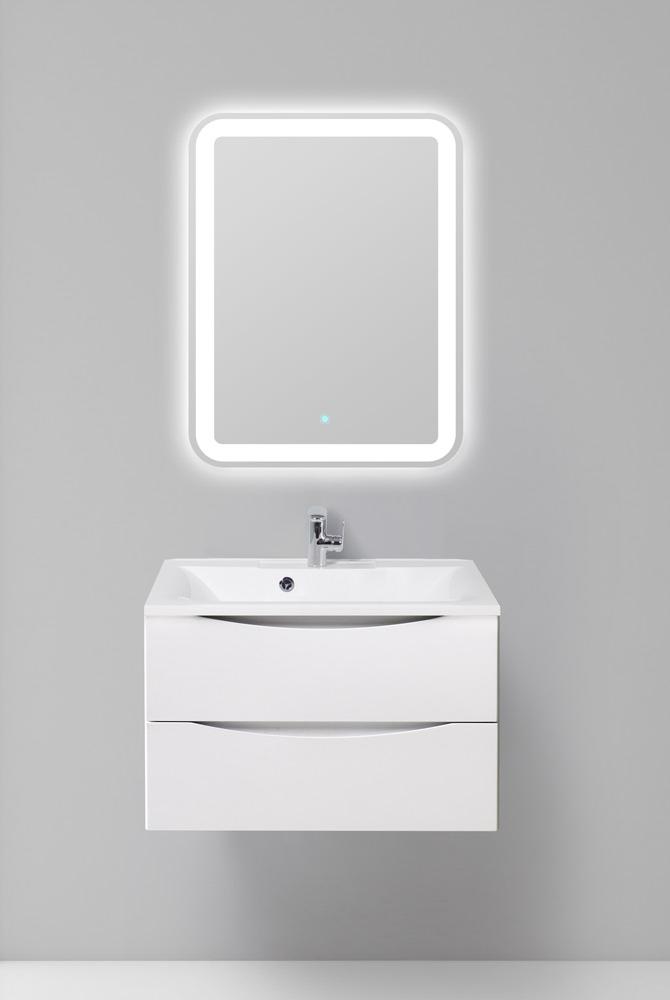 Тумба с раковиной Belbagno Marino 75 белый матовый - 10