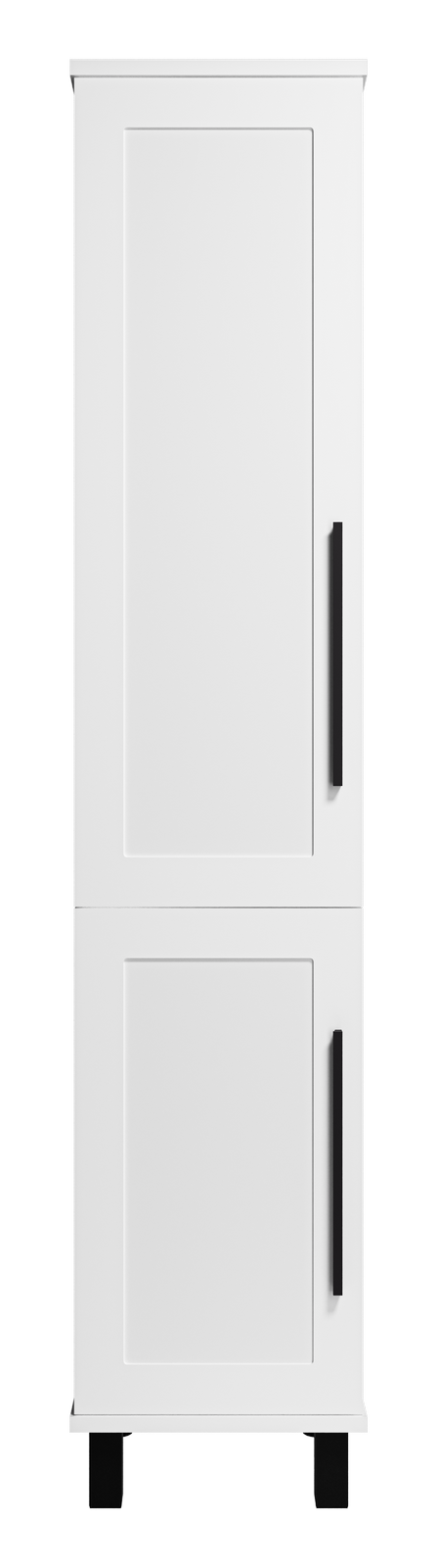 Шкаф - пенал Misty Модерн 35 с бельевой корзиной универсальный левый П-Мод05035-011Л - 0