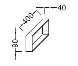 Полотенцедержатель Jacob Delafon Parallel  EB506-BME - 1