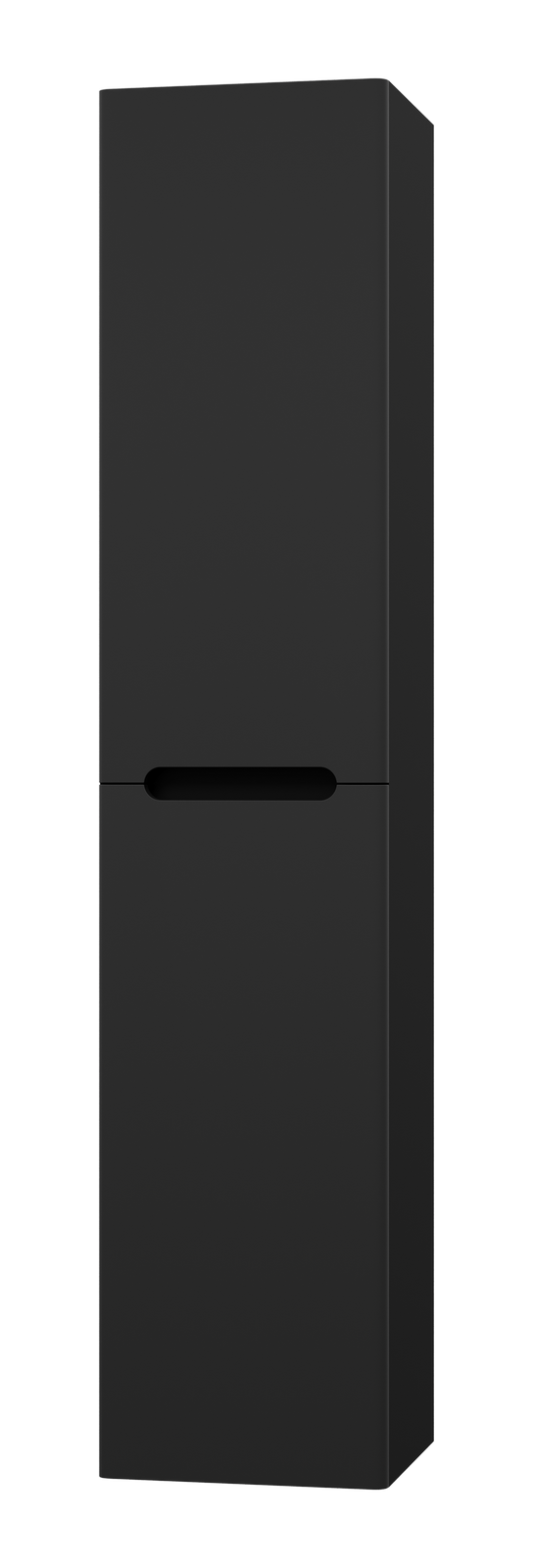 Шкаф - пенал Misty Роял 35 подвесной универсальный (черный) П-Роя-02035-011П - 1