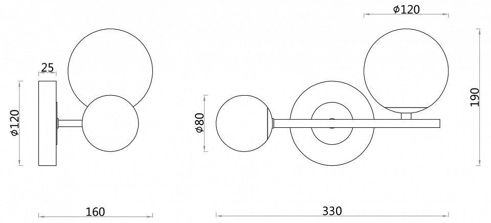 Бра F-promo Vials 3090-2W - 1