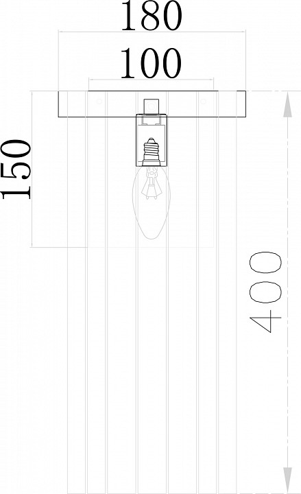 Накладной светильник Favourite Fluor 3055-1W - 1