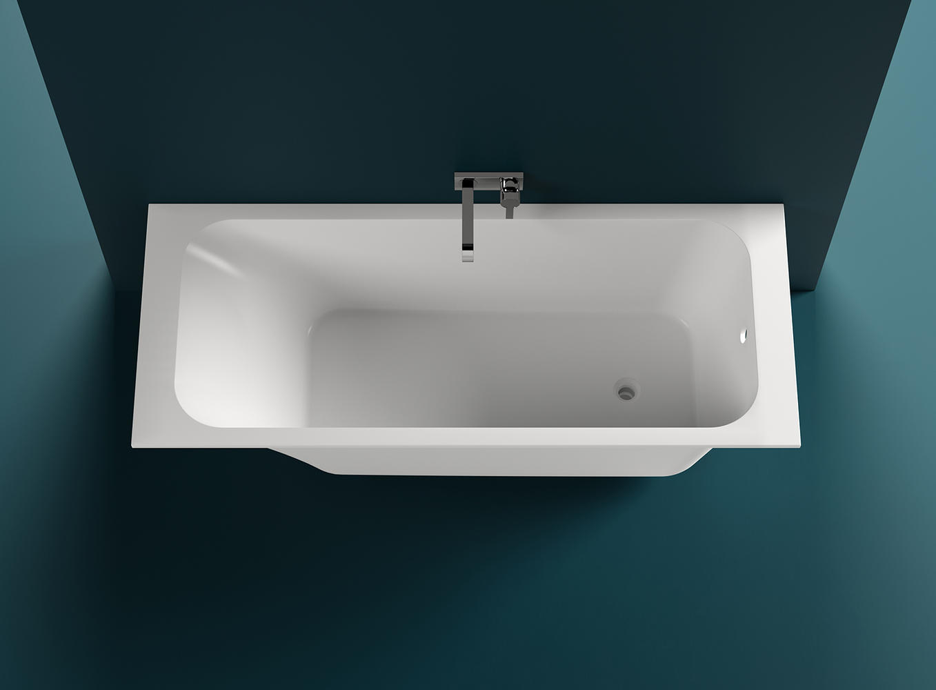 Ванна из искусственного камня Salini Orlando 180x80 102022MRF S-Stone, матовый, RAL полностью - 1