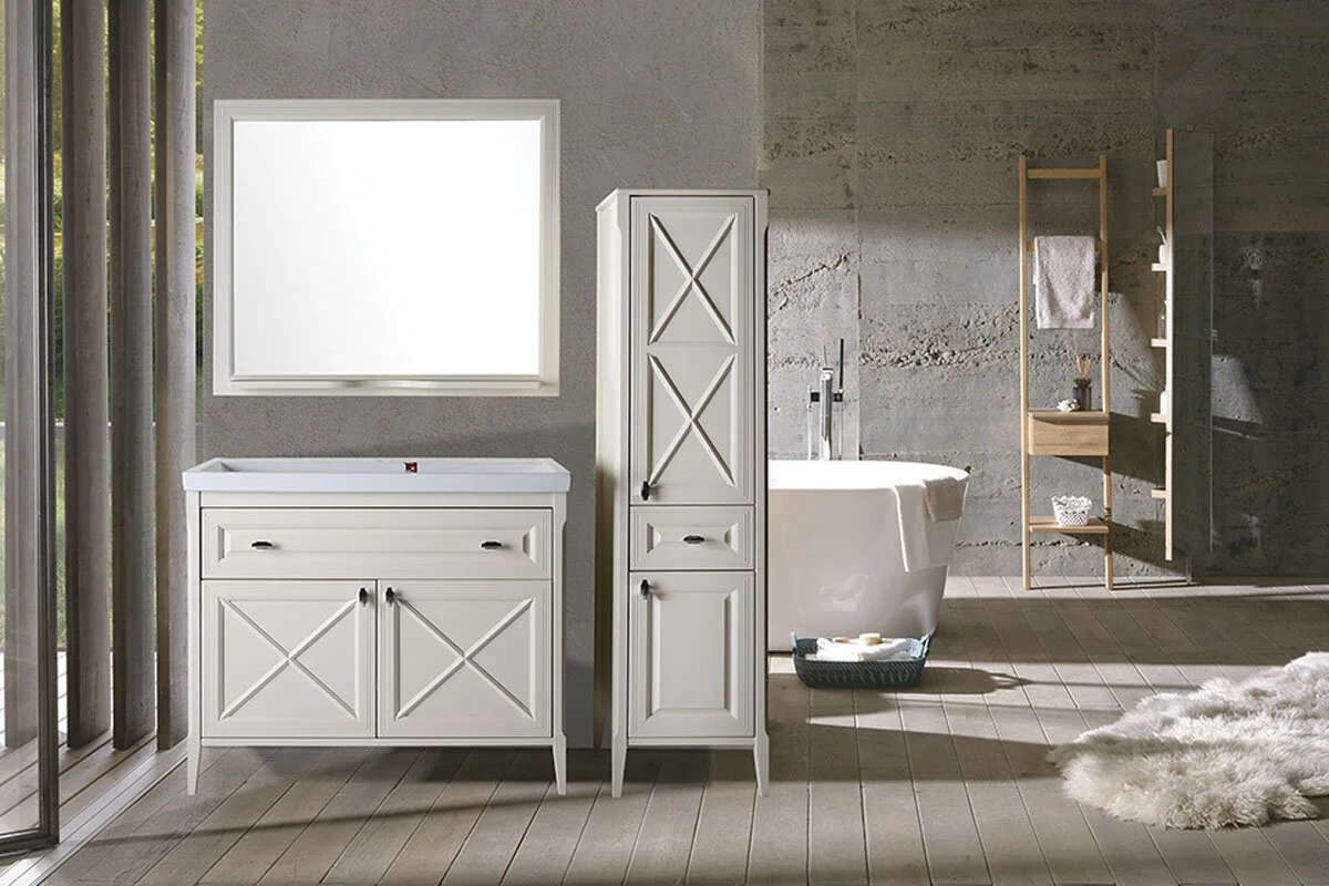 Комплект мебели для ванной Монте 100 Благородный Бежевый 1079201 - 1