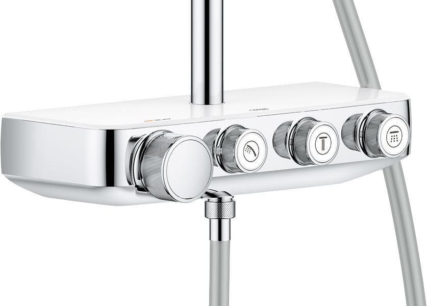 Душевая стойка Grohe Euphoria SmartControl 310 Duo 26507LS0 белая луна, с термостатом - 11