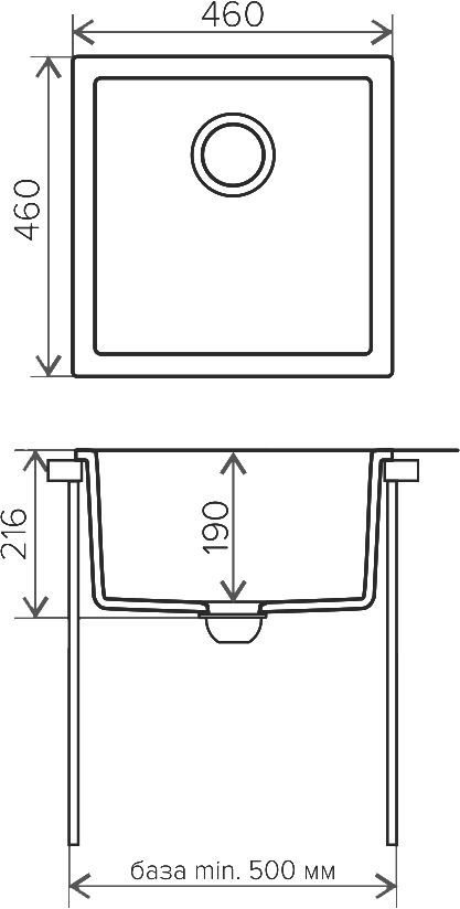 Мойка кухонная Tolero R-128 сафари 473288 - 1