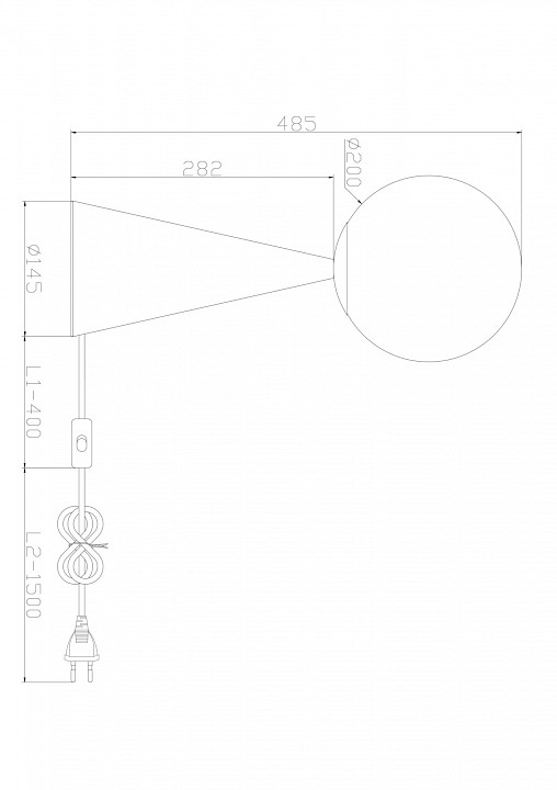 Настольная лампа декоративная Freya Glow FR5289TL-01BS - 1