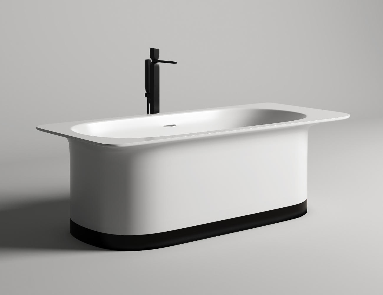 Ванна из искусственного камня Salini Mona 180x80 102921MRH S-Stone, матовый, RAL снаружи - 4