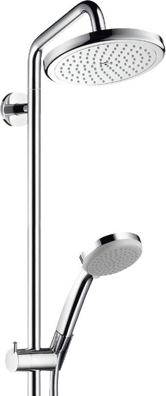 Душевая стойка Hansgrohe Croma 220 Showerpipe 27188000 EcoSmart - 1