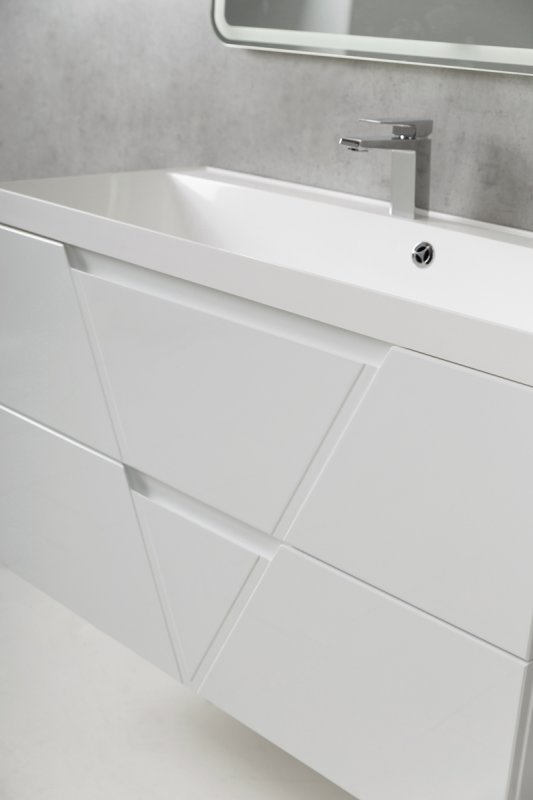 Тумба с раковиной BelBagno Vittoria 80 белый - 3