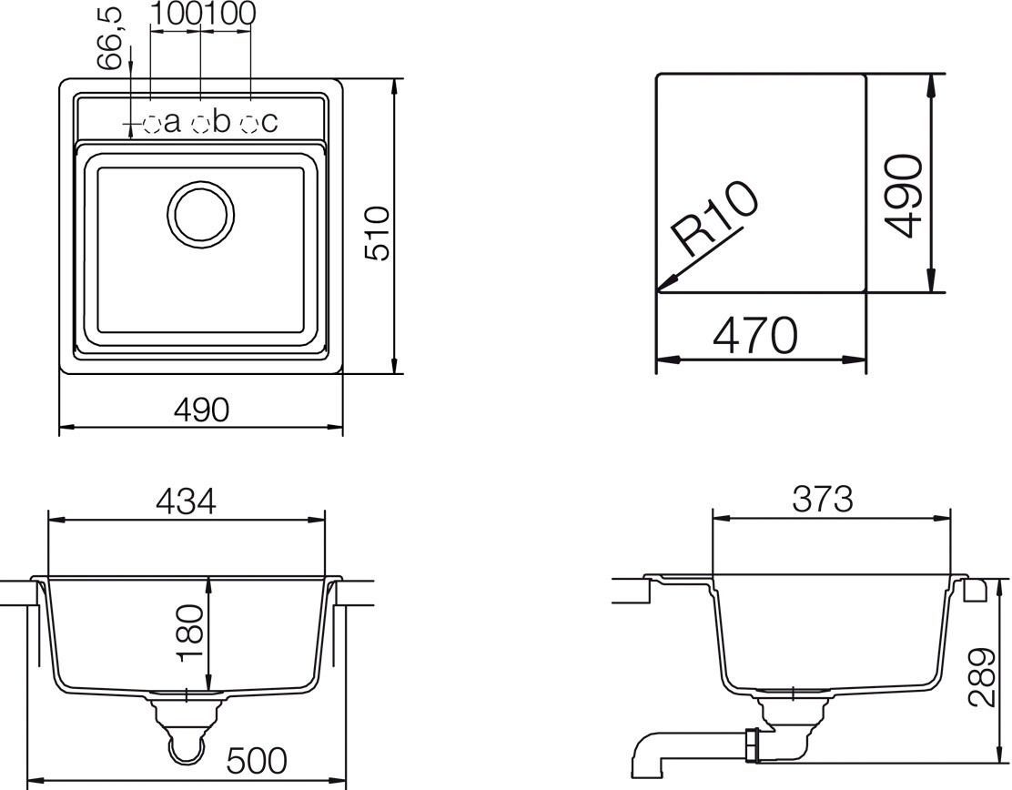 Мойка  Nemo 50  Cristalite саббиа 700341 - 1