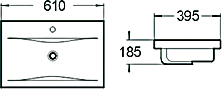 Раковина SantiLine SL-2101 60 SL-2101 (60) - 1